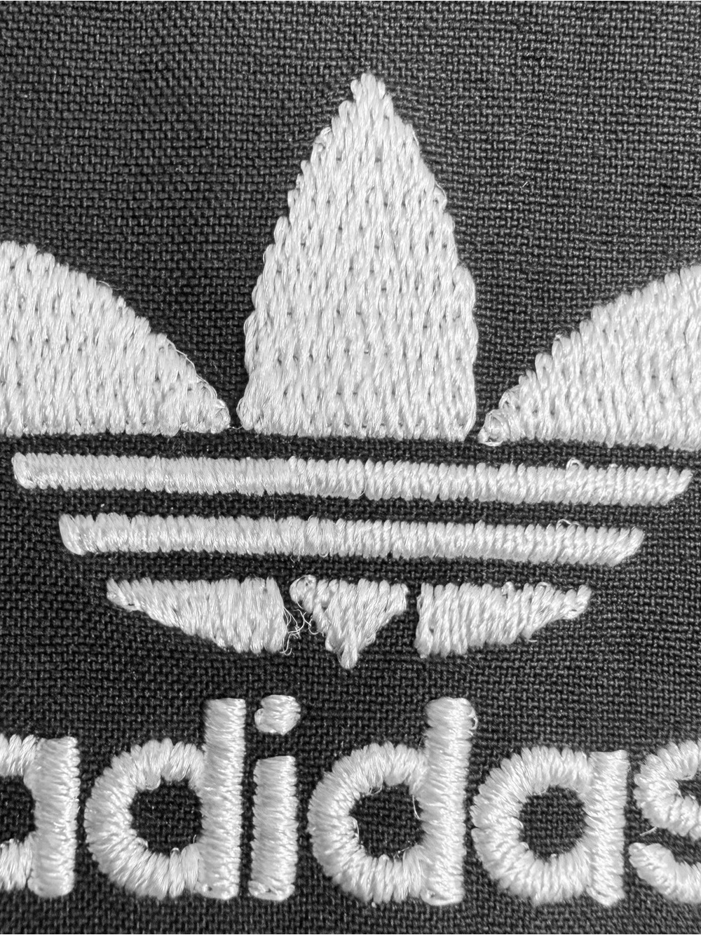 Adidas Originals trefoil windbreaker Jacket White 3 Stripe XL Black Classic MOD - Picture 10 of 12